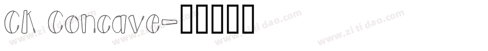 CK Concave字体转换